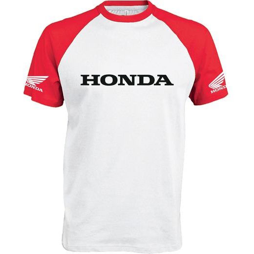 PÁNSKÉ TRIKO S MOTIVEM HONDA 1 - ČERVENO/BÍLÉ