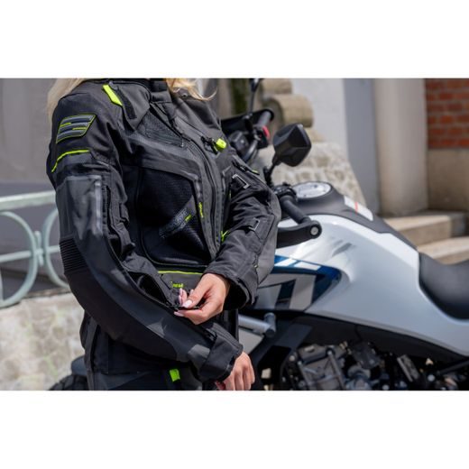 DÁMSKÁ TEXTILNÍ MOTO BUNDA SPARK NEVADA LADY - FLUO