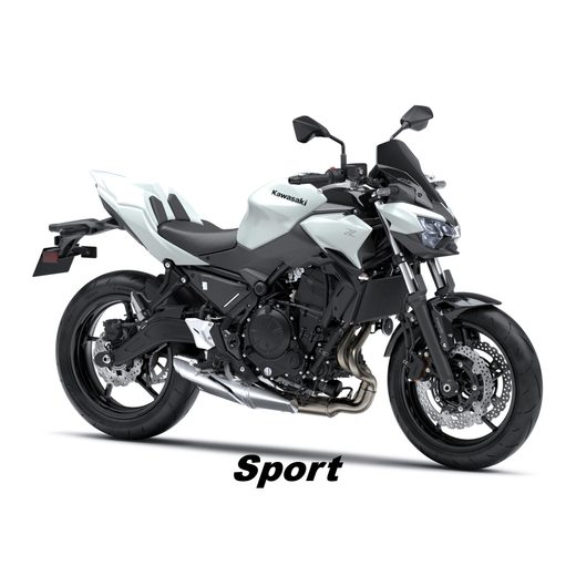 KAWASAKI Z650 PEARL BLIZZARD WHITE 2026