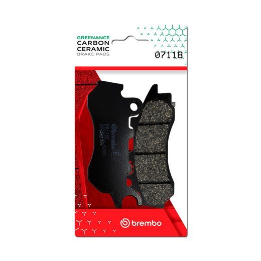BRZDOVÉ DESTIČKY BREMBO 07118 BRZDOVÉ DESTIČKY PRO SKÚTRY CC