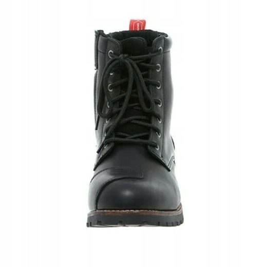 KLASICKÉ BOTY NA MOTORKU OLEJOVANÁ KŮŽE IXS X45020 ČERNÉ