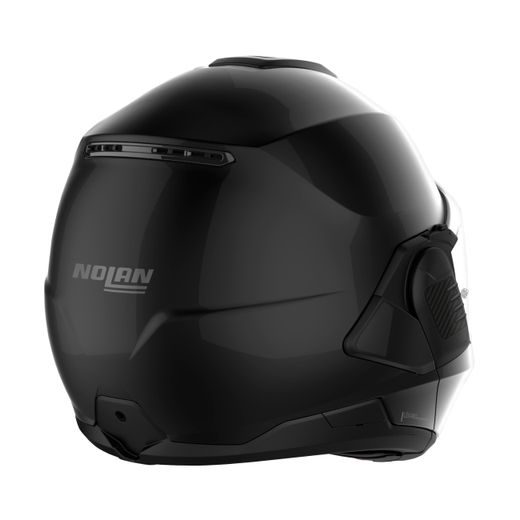 MOTO HELMA NOLAN N120-1 CLASSIC N-COM GLOSSY BLACK 3