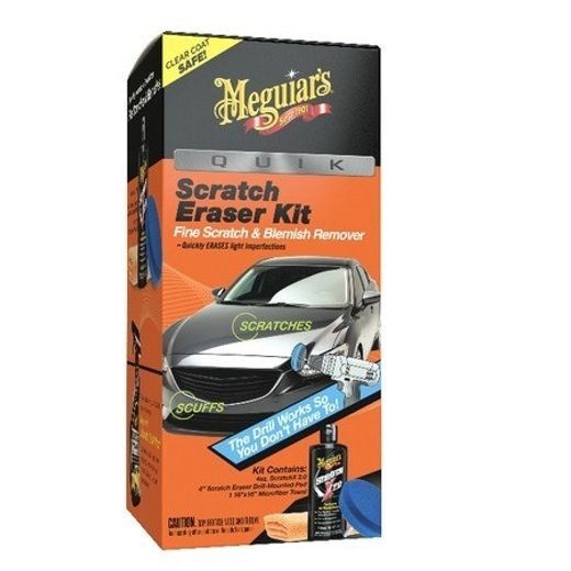 MEGUIAR'S QUIK SCRATCH ERASER KIT - SADA PRO LOKÁLNÍ ODSTRANĚNÍ DEFEKTŮ LAKU