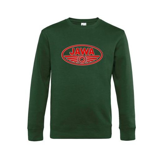 PÁNSKÁ MIKINA S MOTIVEM JAWA - ZELENÁ