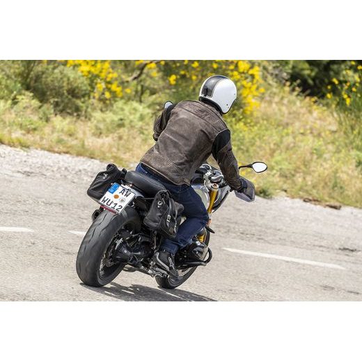 KOŽENÁ AIRBAGOVÁ BUNDA HELITE ROADSTER HNĚDÁ