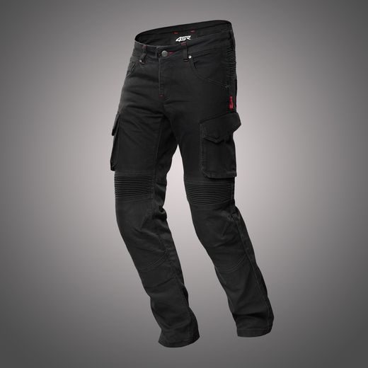 CESTOVNĚ-SPORTOVNÍ JEANSY 4SR TOURISMO BLACK
