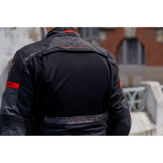 PÁNSKÁ TEXTILNÍ MOTO BUNDA SPARK TRAILMASTER - ŠEDÁ