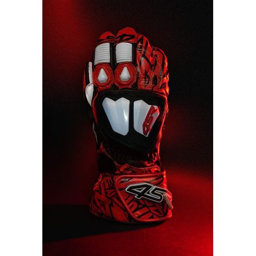 ZÁVODNÍ RUKAVICE NA MOTORKU 4SR RR ARAMID CORE RED