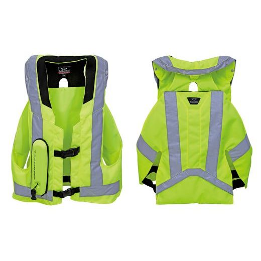 AIRBAGOVÁ VESTA HIT-AIR MLV 2 REFLEXNÍ ŽLUTÁ S PRUHY