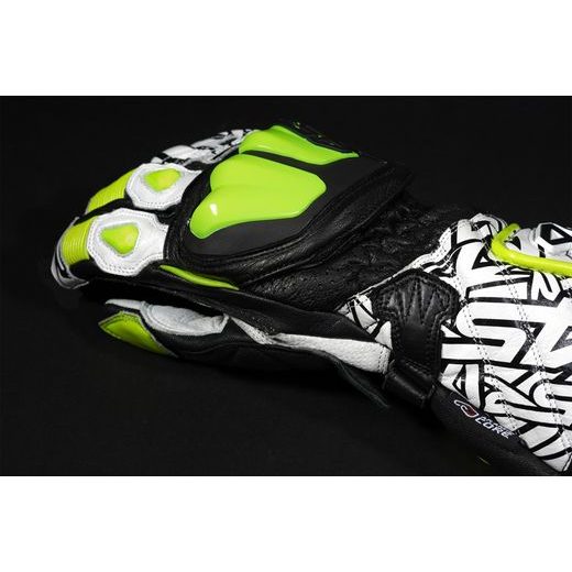 ZÁVODNÍ RUKAVICE NA MOTORKU 4SR RR ARAMID CORE WHITE