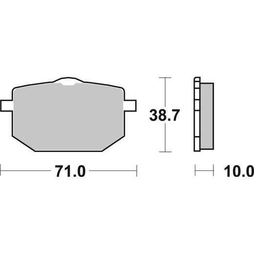 BRZDOVÉ DESTIČKY BREMBO 07YA18SA