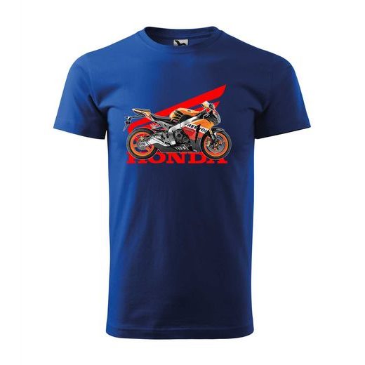 PÁNSKÉ TRIKO S MOTIVEM HONDA CBR REPSOL - SVĚTLE MODRÉ