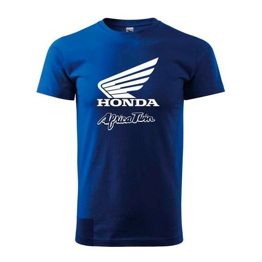 PÁNSKÉ TRIKO S MOTIVEM HONDA AFRICA 2 - KRÁLOVSKY MODRÁ