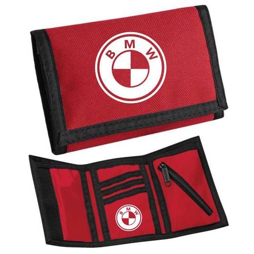 MOTO PENĚŽENKA S MOTIVEM BMW - ČERVENÁ