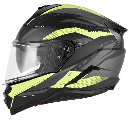 PŘILBA NA MOTORKU NOX N304S REVO FLUO