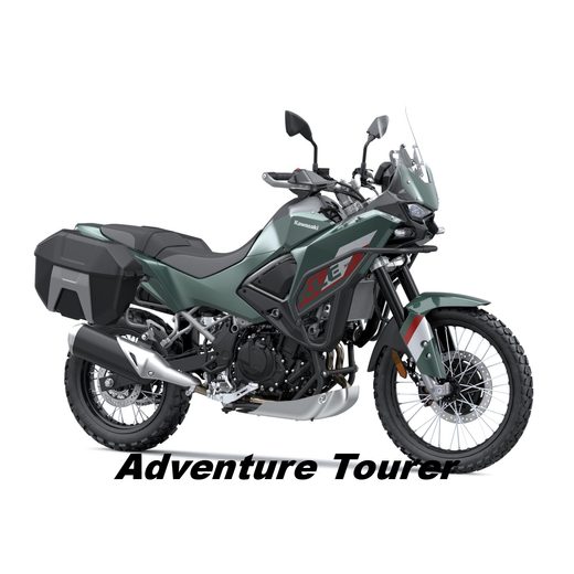 KAWASAKI KLE500 SE METALLIC BLUISH GREEN 2026 DEMO