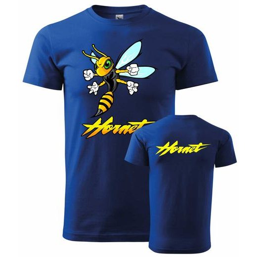 PÁNSKÉ TRIKO S MOTIVEM HONDA HORNET - KRÁLOVSKY MODRÉ