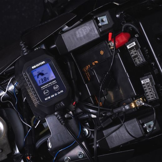 MOTO NABÍJEČKA OXIMISER PRO 2000, OXFORD (2A, 12V, 8-80AH)