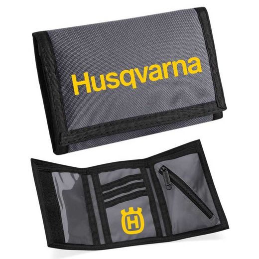 MOTO PENĚŽENKA S MOTIVEM HUSQVARNA - ŠEDÁ