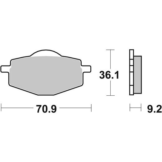 BRZDOVÉ DESTIČKY BREMBO 07YA1407 CC ROAD