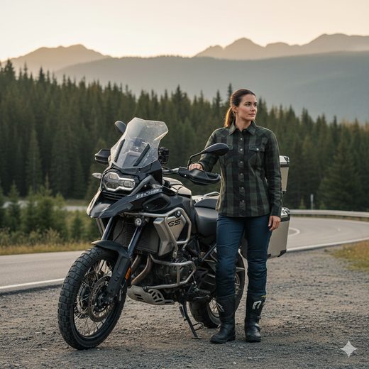 KOŠILE GMS JAGUAR LADY ZG31403 ZELENO-ČERNÁ