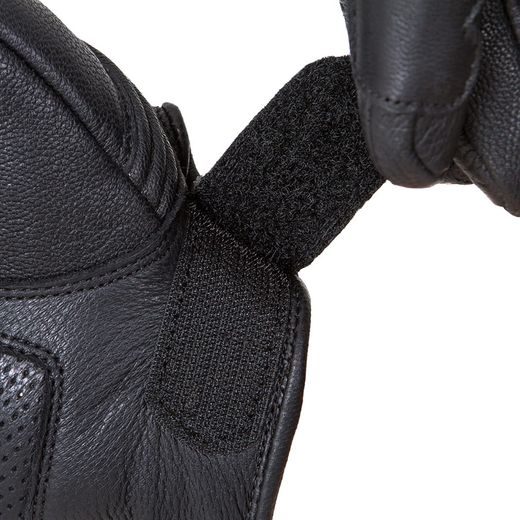 WOLF HORNET BLACK KOŽENÉ RUKAVICE NA MOTORKU