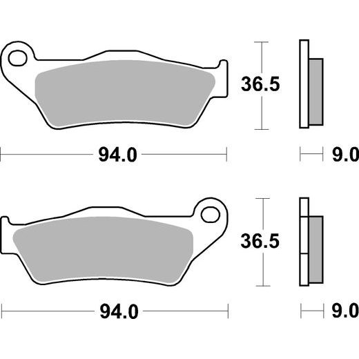 BRZDOVÉ DESTIČKY BREMBO 07HD21CC CC ROAD