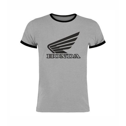 PÁNSKÉ TRIKO S MOTIVEM HONDA 2 - ŠEDÉ