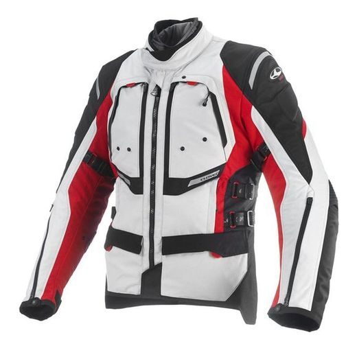 BUNDA NA MOTORKU CLOVER GTS-3 AIRBAG BLACK/GREY/RED