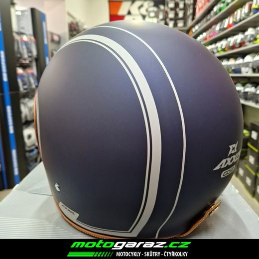 OTEVŘENÁ HELMA AXXIS HORNET SV ROYAL MATNÁ MODRÁ