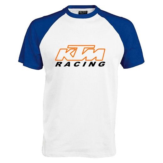 PÁNSKÉ TRIKO S MOTIVEM KTM RACING 5 - MODRO/BÍLÉ
