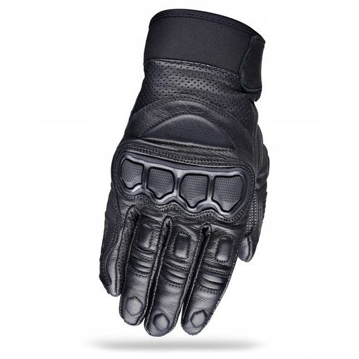 WOLF STILO BLACK KOŽENÉ RUKAVICE NA MOTORKU