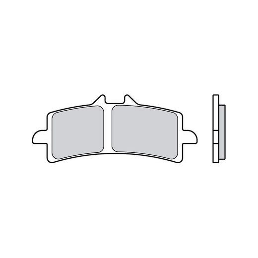 BRZDOVÉ DESTIČKY BREMBO 07BB37RC