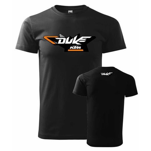 PÁNSKÉ TRIKO S MOTIVEM KTM DUKE 3 - ČERNÉ