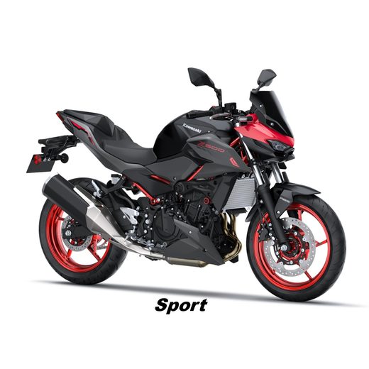 KAWASAKI Z500 SE CANDY PERSIMMON RED 2025