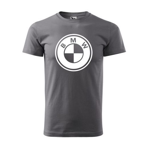 PÁNSKÉ TRIKO S MOTIVEM BMW - ŠEDÉ