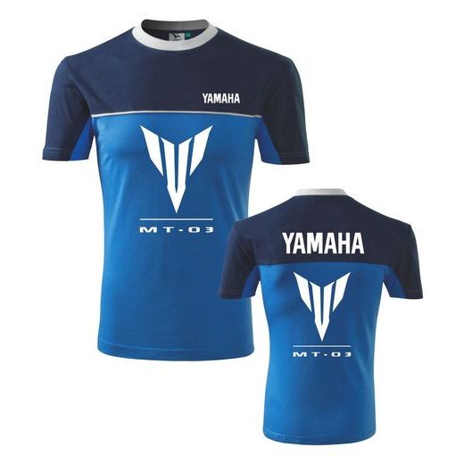PÁNSKÉ TRIKO S MOTIVEM YAMAHA MT-03 - MODRÁ