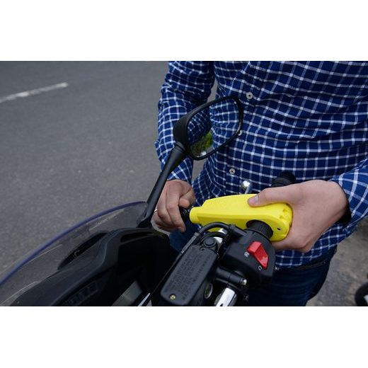 ZÁMEK BRZDOVÉ PÁČKY OXFORD LEVER LOCK - ŽLUTÝ LK301