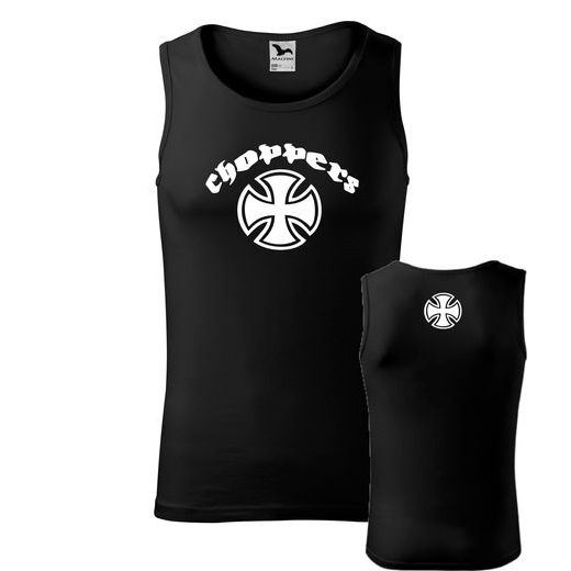 PÁNSKÉ TÍLKO S MOTIVEM CHOPPERS - ČERNÉ