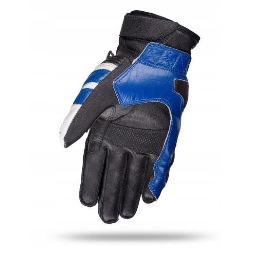 WOLF BANDIT BLUE KOŽENÉ RUKAVICE NA MOTORKU