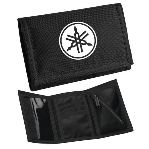 MOTO PENĚŽENKA S MOTIVEM YAMAHA - ČERNÁ