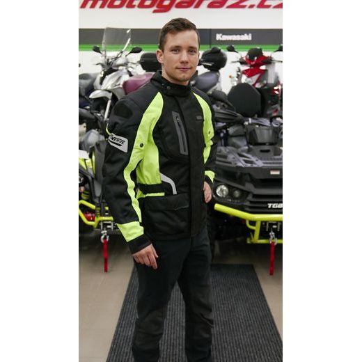 BUNDA NA MOTORKU NERVE SPARK BLACK/NEON