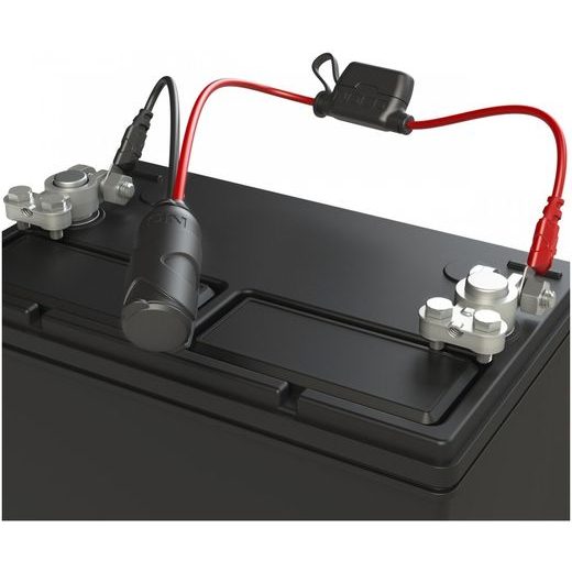 ZÁSUVKA ZAPALOVAČE S BATERIOVÝMI OČKY M6, DÉLKA 60 CM, PRO NABÍJEČKY NOCO GENIUS