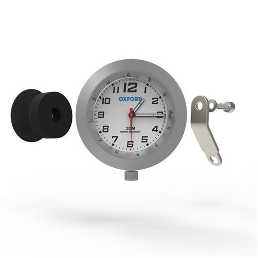 ANALOGOVÉ HODINY OXFORD ANACLOCK STŘÍBRNÉ OX560