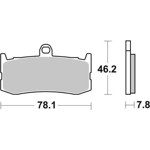 BRZDOVÉ DESTIČKY BREMBO 07GR06SA
