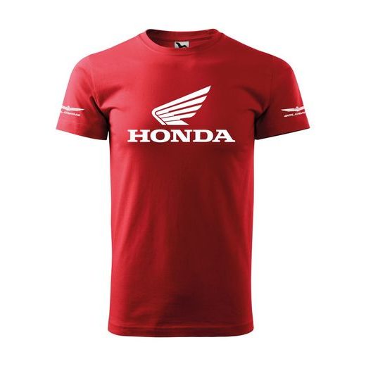 PÁNSKÉ TRIKO S MOTIVEM HONDA GOLDWING 1 - ČERVENÉ