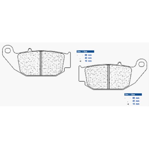 BRZDOVÉ DESTIČKY CL BRAKES 1259 RX3