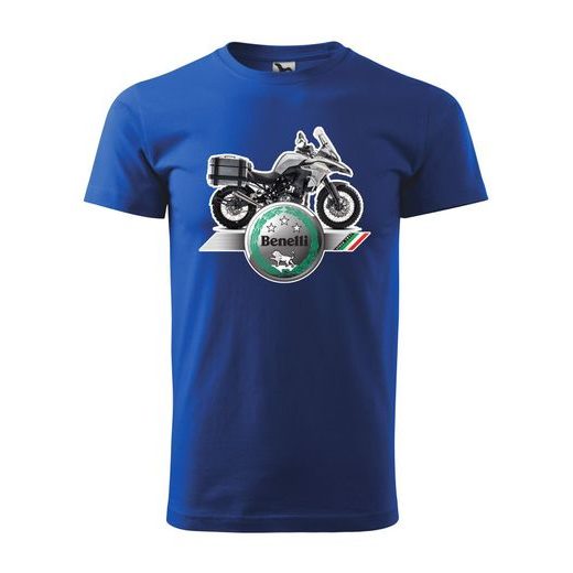 PÁNSKÉ TRIKO S MOTIVEM BENELLI TRK 502 - KRÁLOVSKY MODRÉ