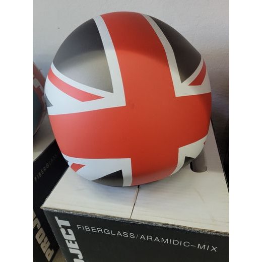 JET HELMA PROJECT FLAG GREY/RED