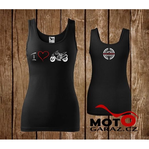 DÁMSKÉ TÍLKO MOTOGARÁŽ LIMITED EDITION SUPERSPORT - ČERNÉ